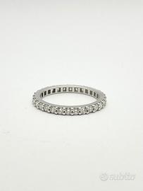 Anello oro18kt diamanti naturali