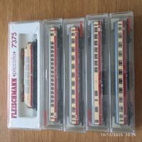 Trenini Fleischmann scala N e accessori per plastc