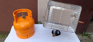 Riscaldatore gas e bombola