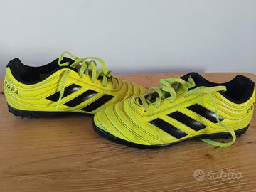 SCARPE CALCETTO ADIDAS COPA giallo fluo mis 36,5