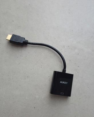 Adattatore AUKEY da HDMI a VGA (Full HD)