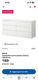 Cassettiera ikea
