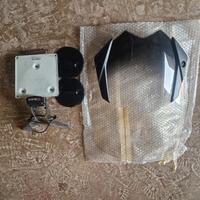 Cupolino alto e portatarga regolabile