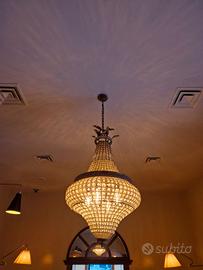 2 magnifici lampadari stile Charleston anni '20