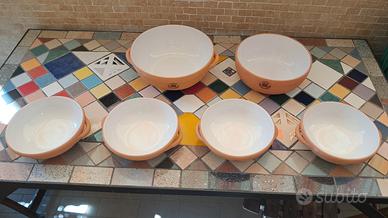 set ciotole in terracotta