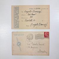 Lotto composto da due cartoline originali d’epoca