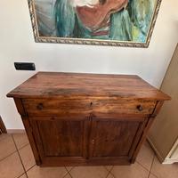 Madia antica in legno senza ribalta