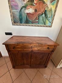 Madia antica in legno senza ribalta