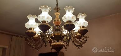 Lampadario classico soggiorno