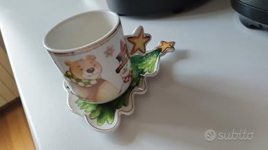 Set di 2 Tazze e piattini Brandani