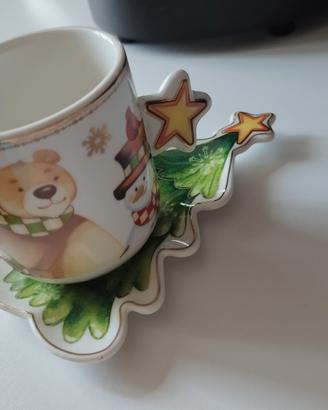 Set di 2 Tazze e piattini Brandani
