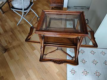 Mobile vetrinetta con vassoio