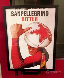 poster vintage anni 70 con cornice 