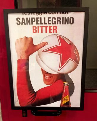 poster vintage anni 70 con cornice 