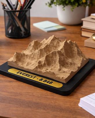Modello 3D Monte Everest 8848m