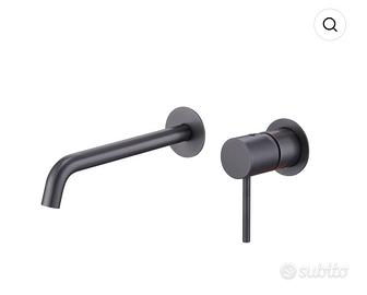 Miscelatore nero opaco da muro nuovissimo