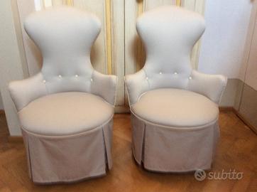 Coppia di poltroncine "Boudoir" Mid-Century – Desi