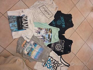 Lotto 7 capi- 6 canotte -1 t-shirt 