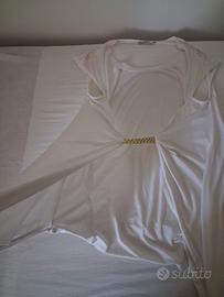 Blusa donna M smanicata con fibbia