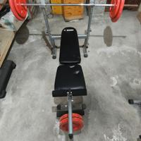 Panca con bilanciere 