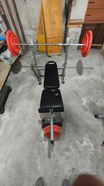 Panca con bilanciere 