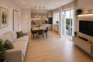 Trilocale ristrutturato con terrazza di 25mq