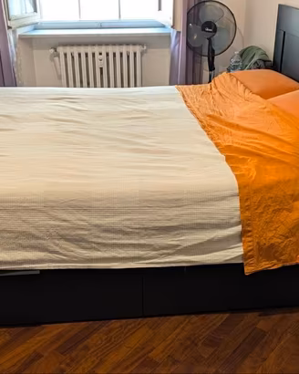Struttura letto Ikea Brimnes con Materasso Morgeda