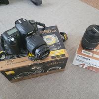 Fotocamera Nikon D50 + secondo obiettivo +bors