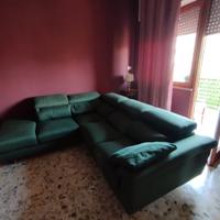 Divano ad angolo verde  - Poltrone e sofà