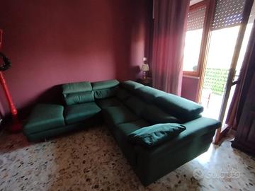 Divano ad angolo verde  - Poltrone e sofà