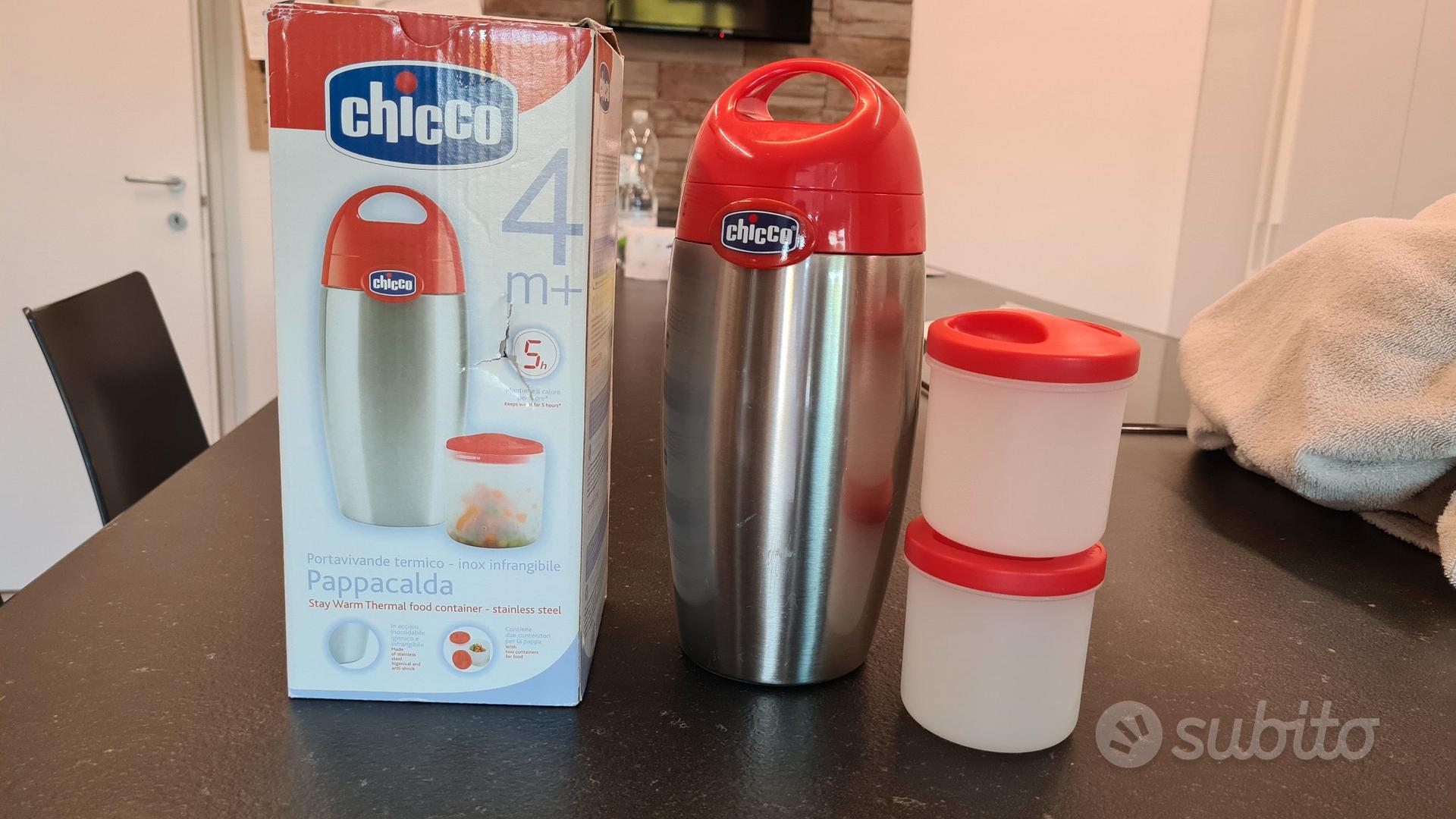 Chicco Portapappa Termico In Acciaio Inox - Tutto per i bambini In vendita  a Modena