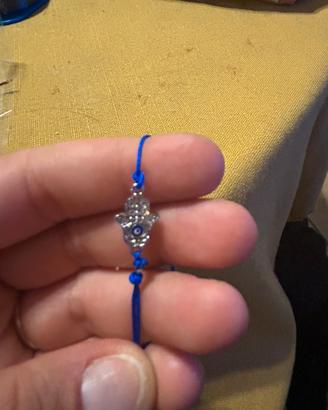 Cavigliera/bracciale porta fortuna mano di fatima