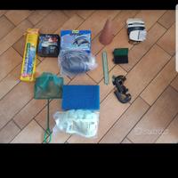 Materiale vario per acquario 