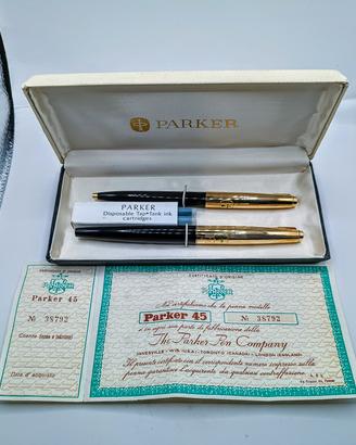 set vintage Parker 45 (mai usato)