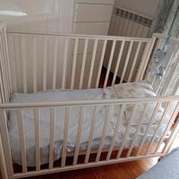 Lettino Pali con materasso