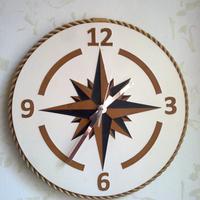 Orologio da muro raffigurante Rosa dei Venti