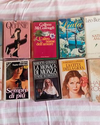 lotto di 10 libri romanzi 