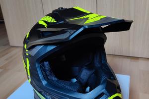 Casco cross Axo giallo-nero taglia M(57-58 cm)