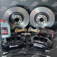 Kit Impianto Frenante 330 Pinze Brembo 4 Pompanti 