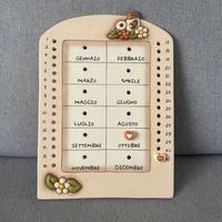 Calendario perpetuo da parete Thun linea Country