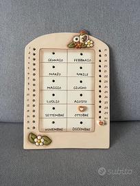 Calendario perpetuo da parete Thun linea Country