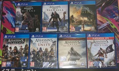 Lotto 7 Giochi Nuovi Sigillati AC Assassin's Creed