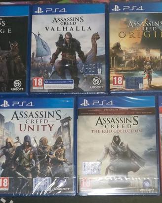 Lotto 7 Giochi Nuovi Sigillati AC Assassin's Creed