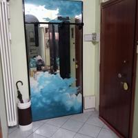 Specchio con appendiabiti