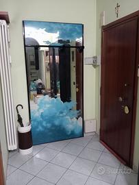 Specchio con appendiabiti