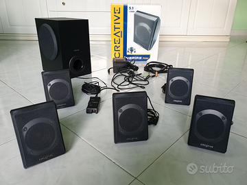 CASSE CREATIVE 5.1 INSPIRE P580 CON SUBWOOFER