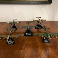 Modellini aerei militari in metallo da collezione