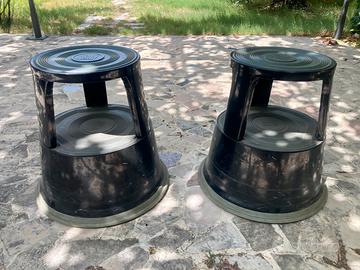 Sgabelli / sgabello con rotelle a scomparsa