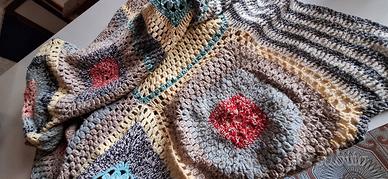 Coperta fatta a mani