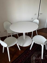 Tavolo rotondo bianco Calligaris
